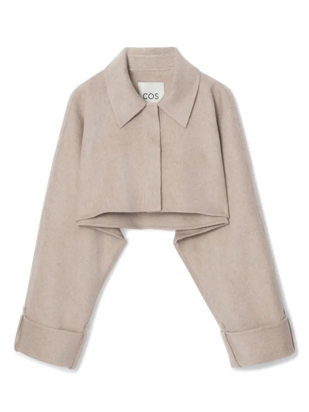 COS Wool Blend Crop Jacket - Picture 1 of 2